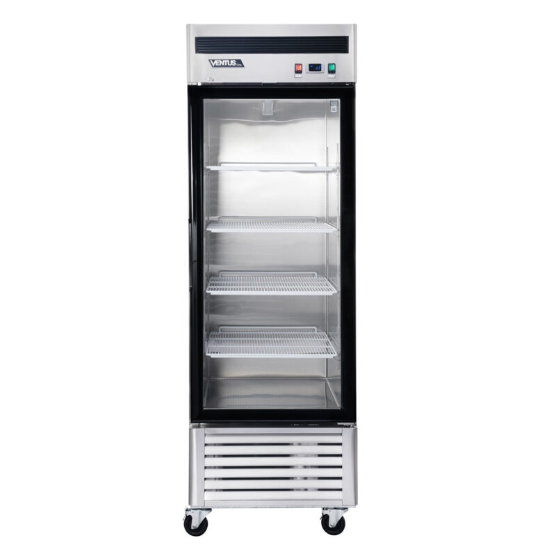 Refrigerador Acero Inox. 1 Pta Vidrio VR1PS-700V Ventus