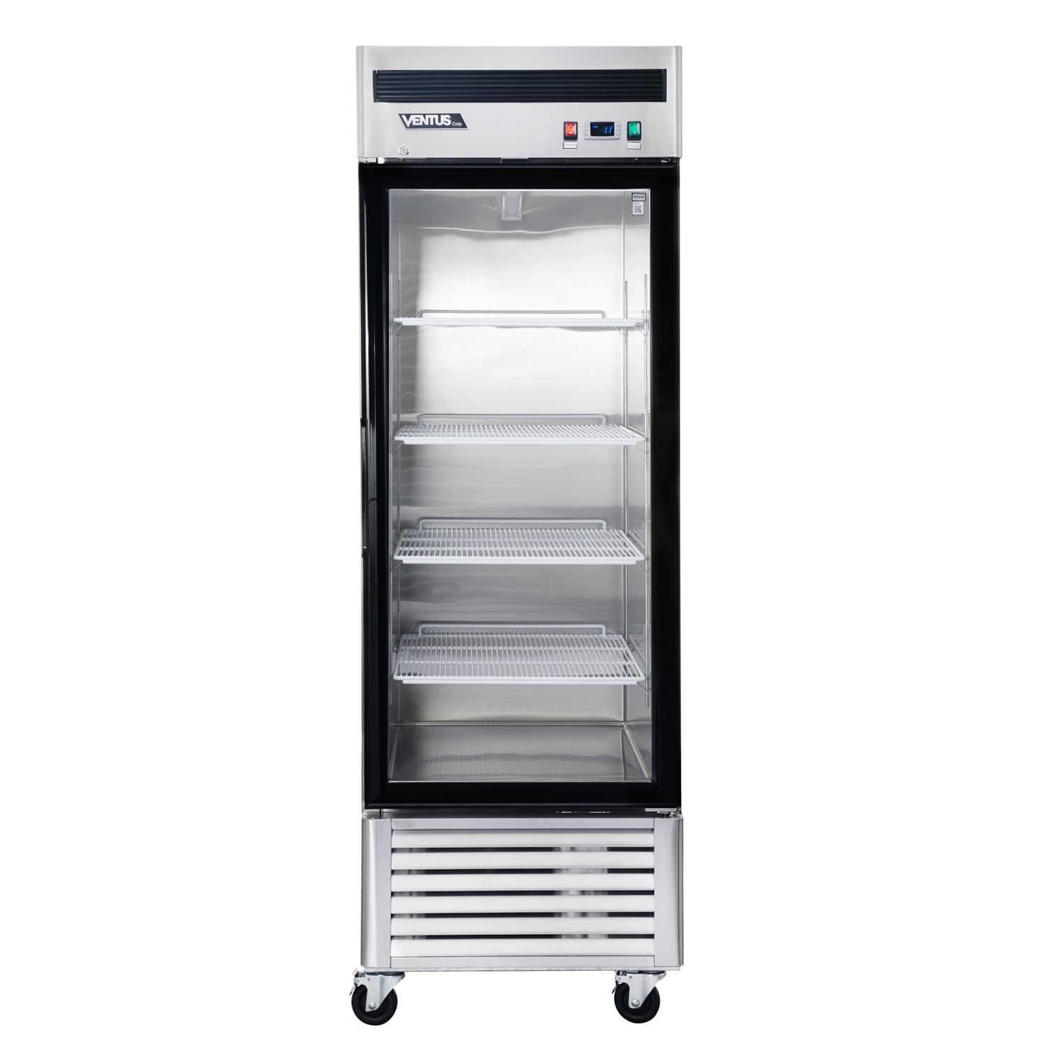Refrigerador Acero Inox. 1 Pta Vidrio VR1PS-700V Ventus