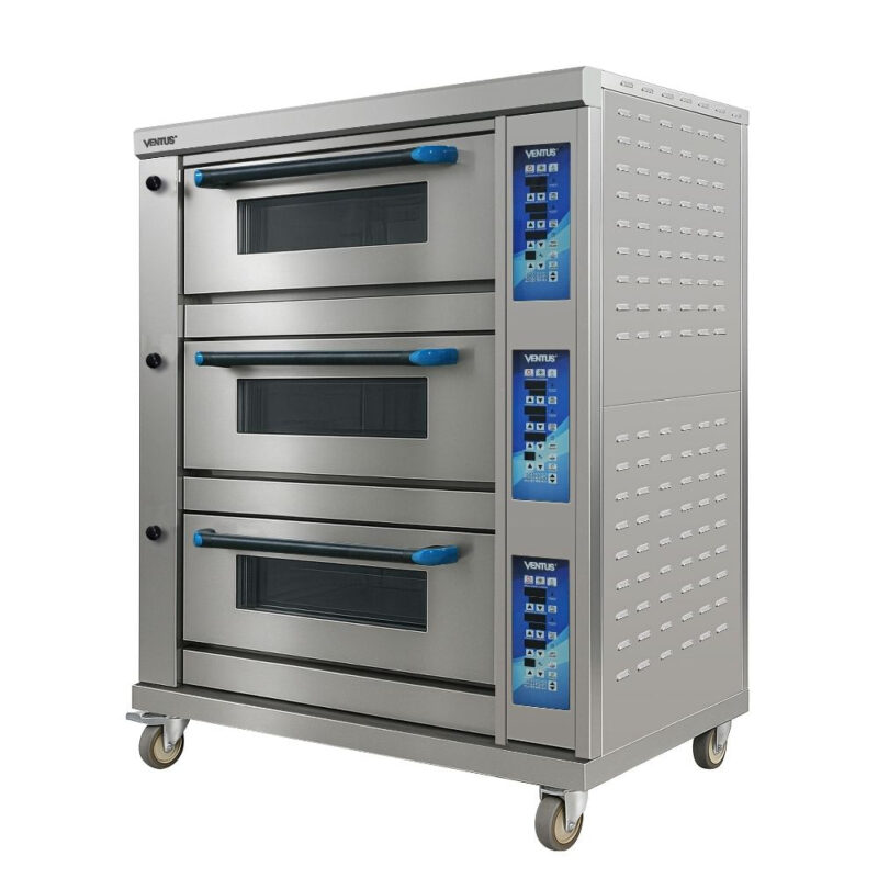 Horno piso gas 3 niveles 2 bandejas VHPG-3C Ventus