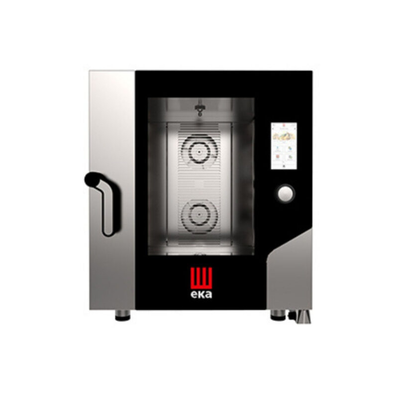 Horno combinado de convección y vapor, eléctrico 7 gn 1/1, pantalla táctil EKA