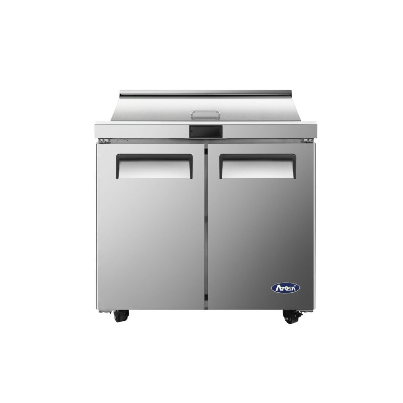 Mesón Saladette 2 Puertas Acero 246L MSF3610-MSALD36" Atosa