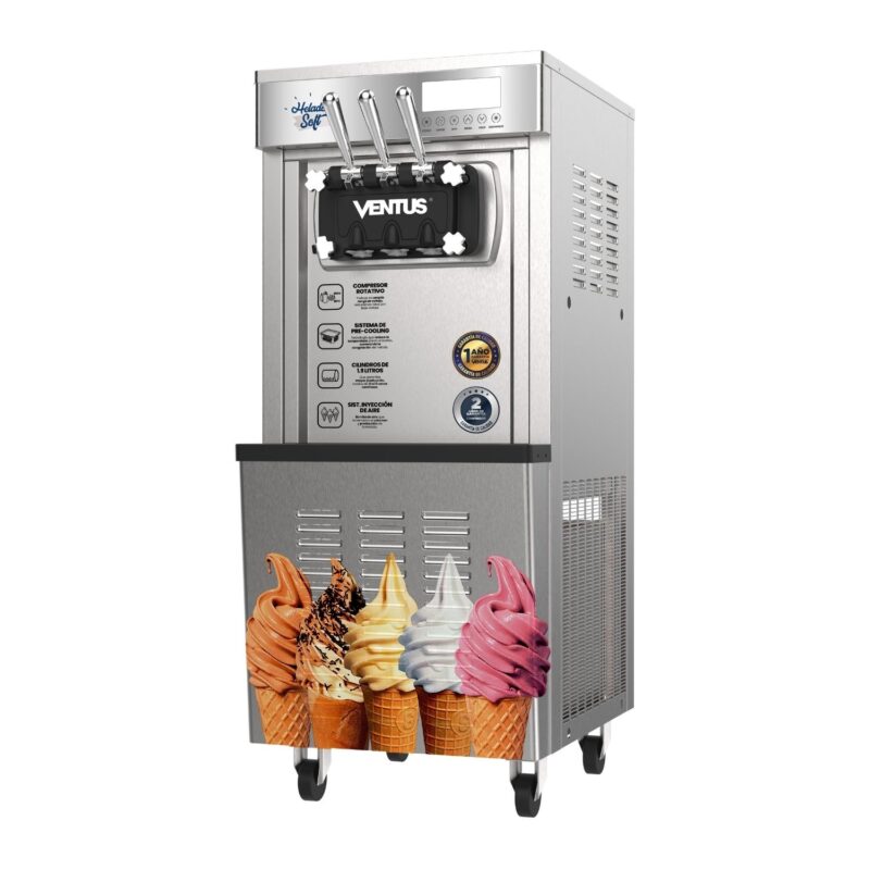 Maquina de Helado Soft Pedestal 25 Lts/H VSP-25 FLEX Ventus