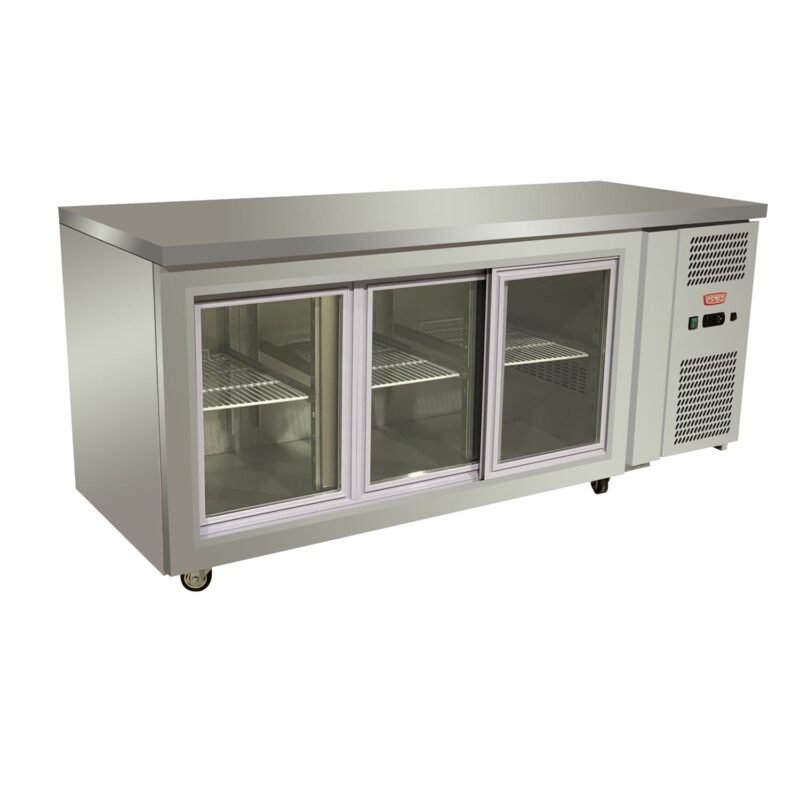 Meson Bajo Refrigerado 3 P. Vidro / Corr.