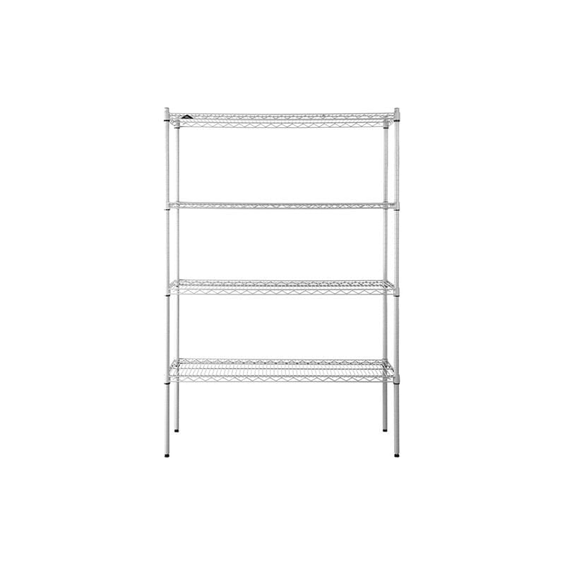 Estanterias 122x45x180Cm Epoxica Anti Bacterial Recubierta Ver-12246 Amc