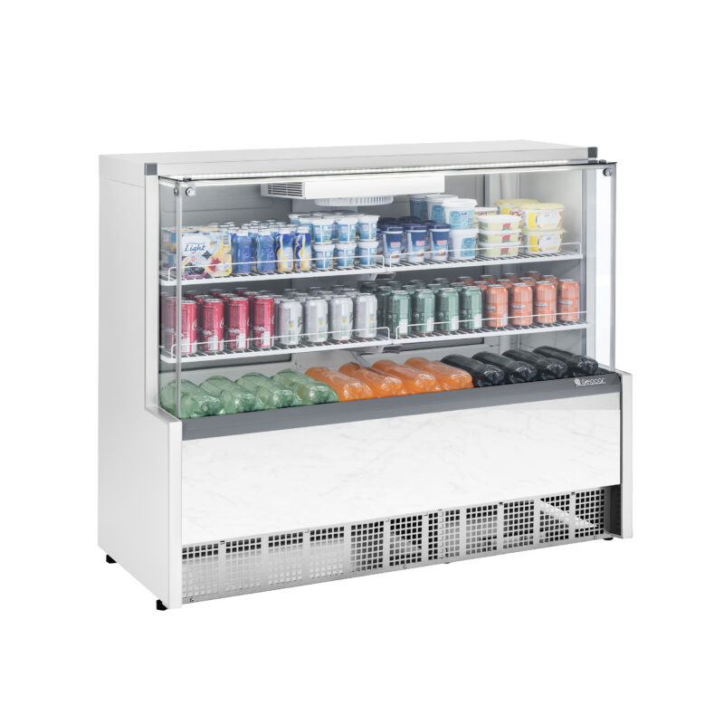 Vitrina Mural Refrigerado 1.400 Mm. Blanca