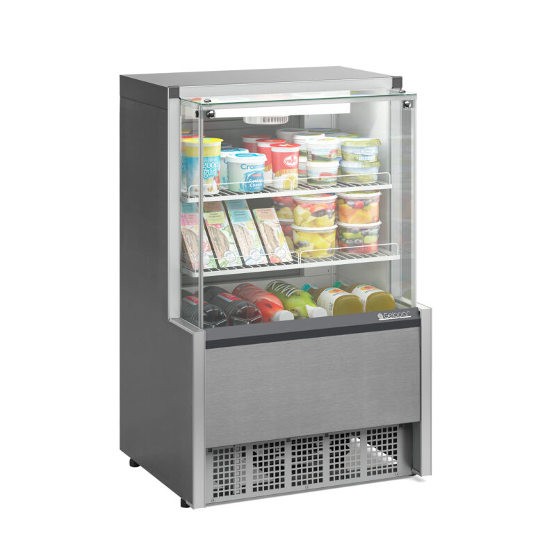 Vitrina Mural Refrigerada 750 Mm. Gris