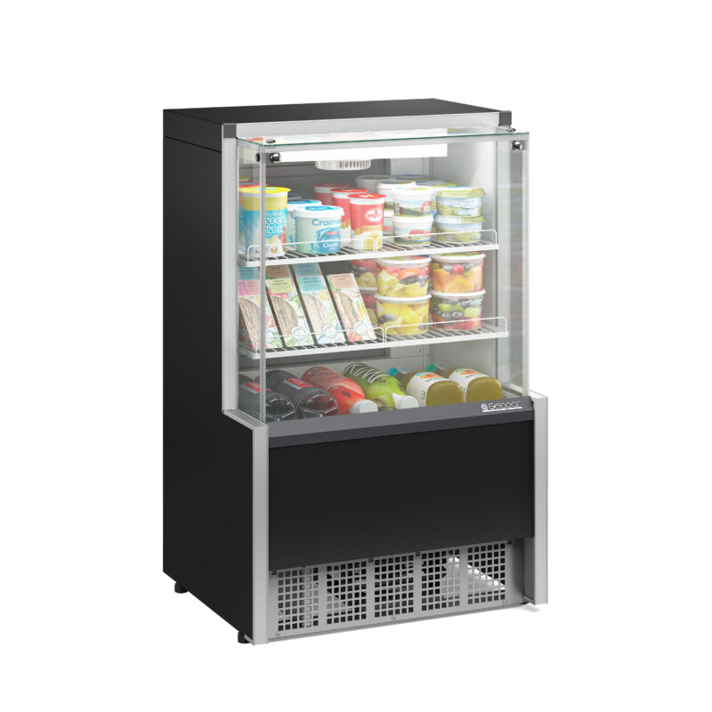 Vitrina Mural Refrigerada 750 Mm. Negra