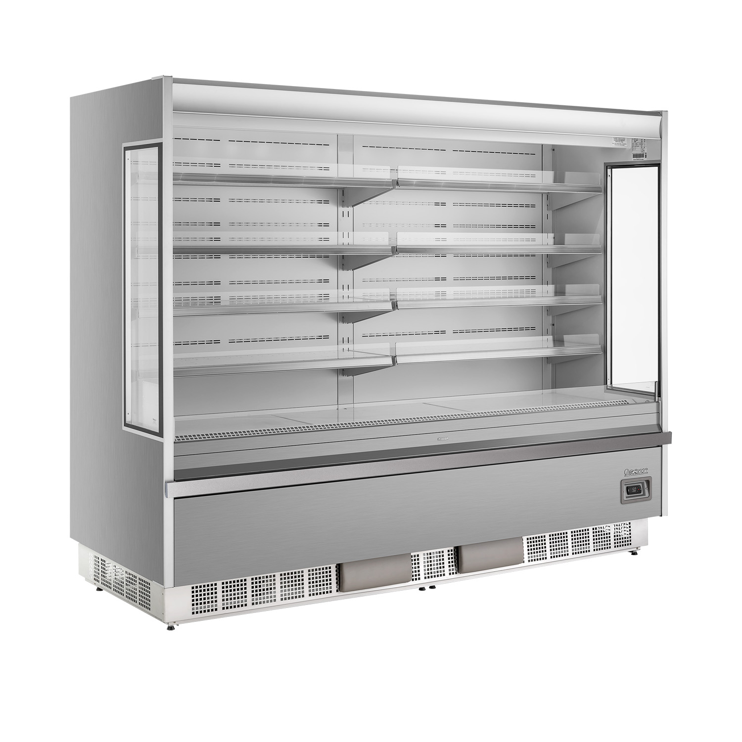 Expositor Mural Refrigerado 2.400 Mm. Gris