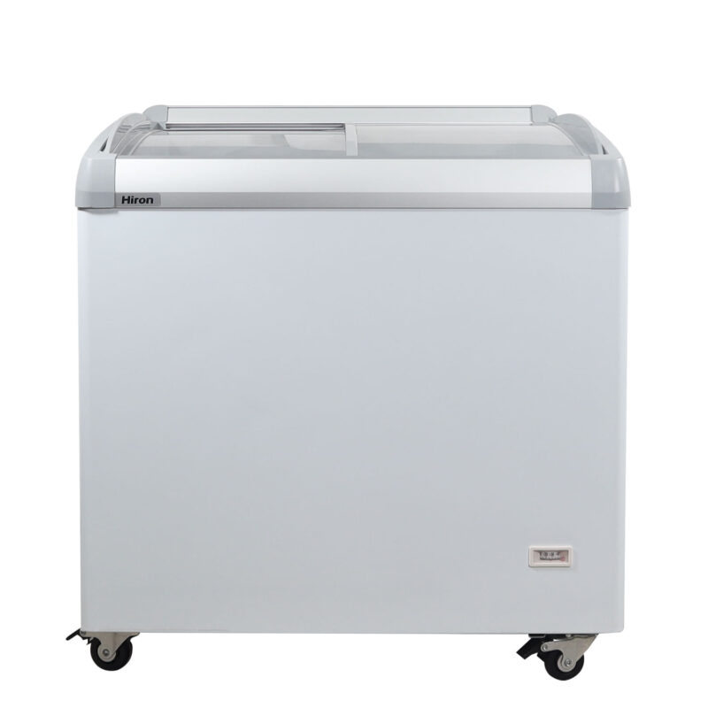 Conservadora horizontal vidrio curvo SD-200A Hiron