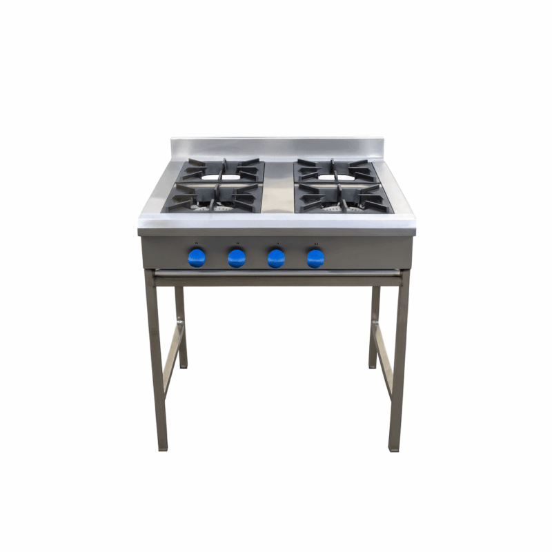 Anafe INOX 4 platos alto Gas Licuado VAAG-4P VENTUS