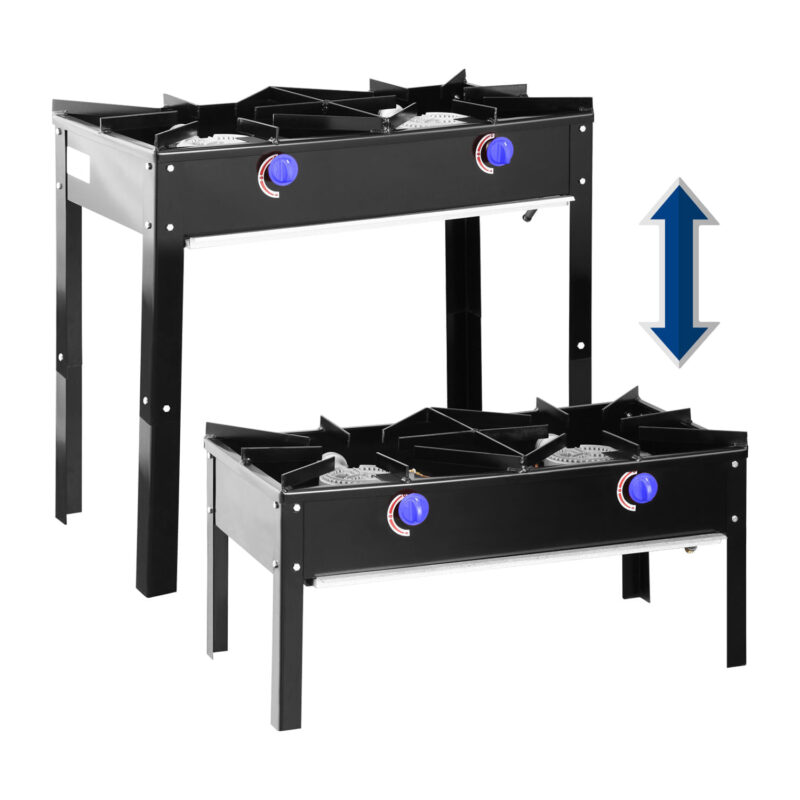 Anafe 2 platos eco en caja alto bajo VAG-2ECO GLP Ventus