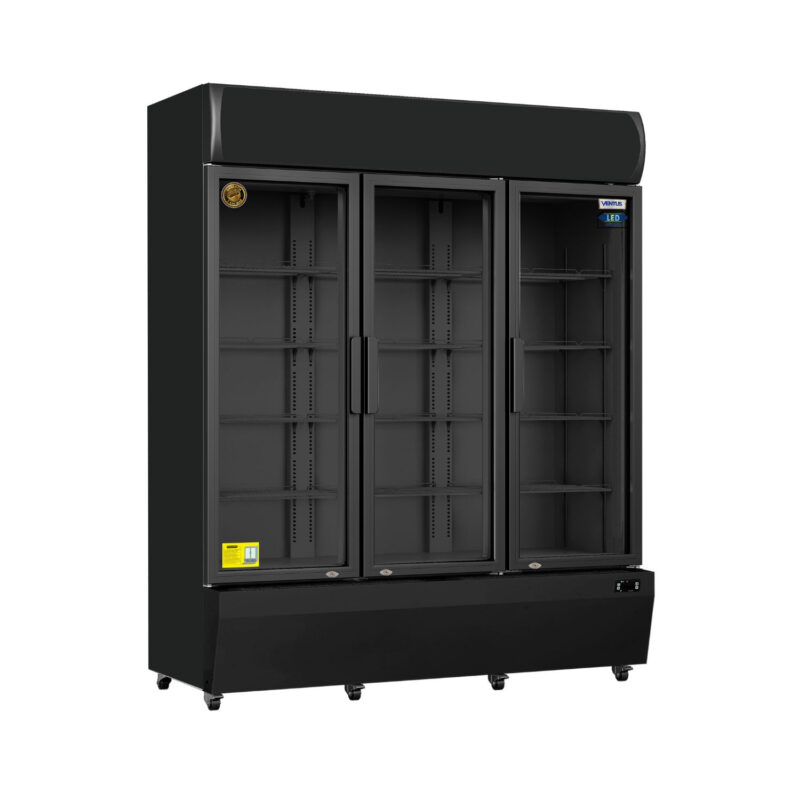 Visicooler 3 Puertas abatibles VC-1200L BLACK Ventus