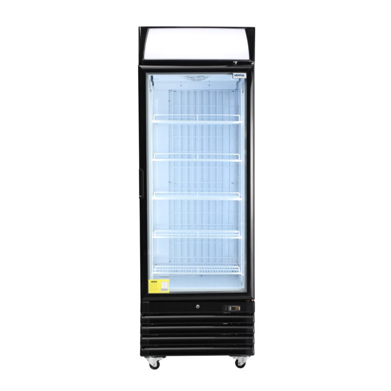 Freezer Vertical 400 Lts 1 Puerta De Vidrio Vc-400F Ventus