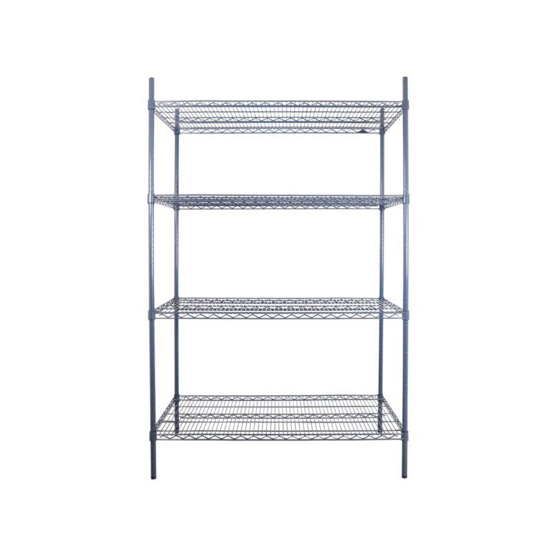 Estanterias 122x61x180Cm Epoxica Anti Bacterial Recubierta Ver-12261 Amc