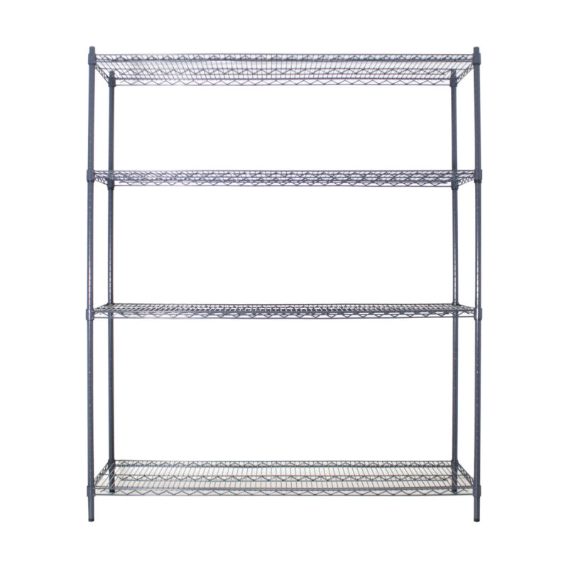 Estanterias 152x45x180Cm Epoxica Anti Bacterial Recubierta Ver-15246 Amc