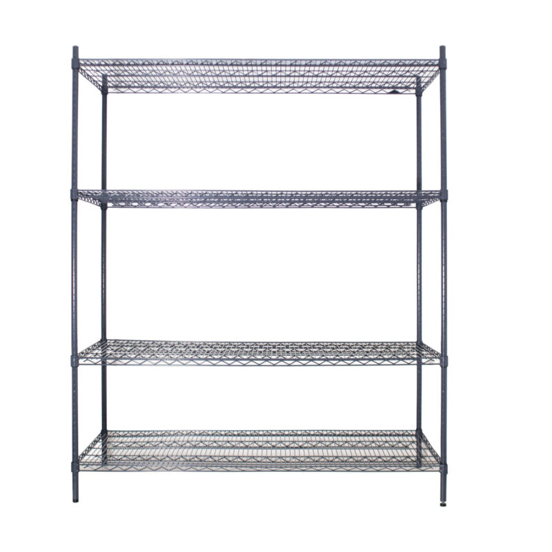 Estanterías 152x61x180Cm Epoxica Anti Bacterial Recubierta Ver-15261 Amc