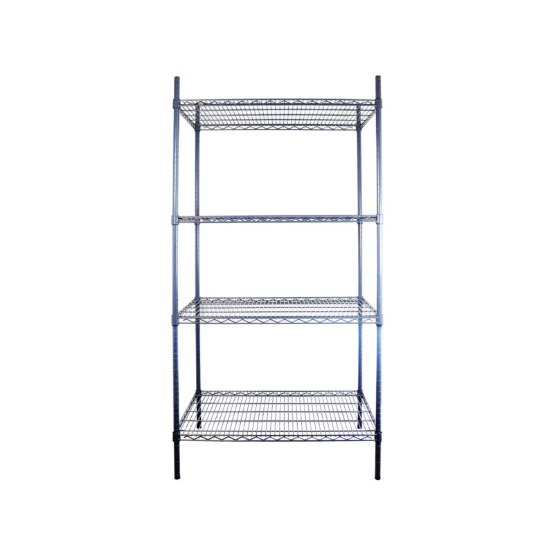 Estanterias 91x61x180Cm Epoxica Anti Bacterial Recubierta Ver-9161 Amc