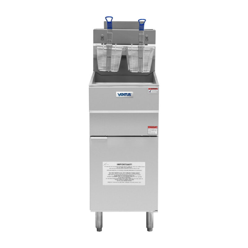 Freidora A Gas Alta Prod 18 Litros Gas Natural Vfp-18L2 Gn Ventus