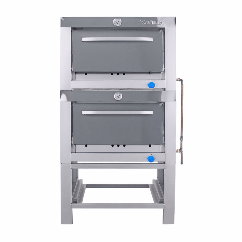 Horno 2 Cámaras INOX 65x65 Gas Licuado VHG-265C VENTUS