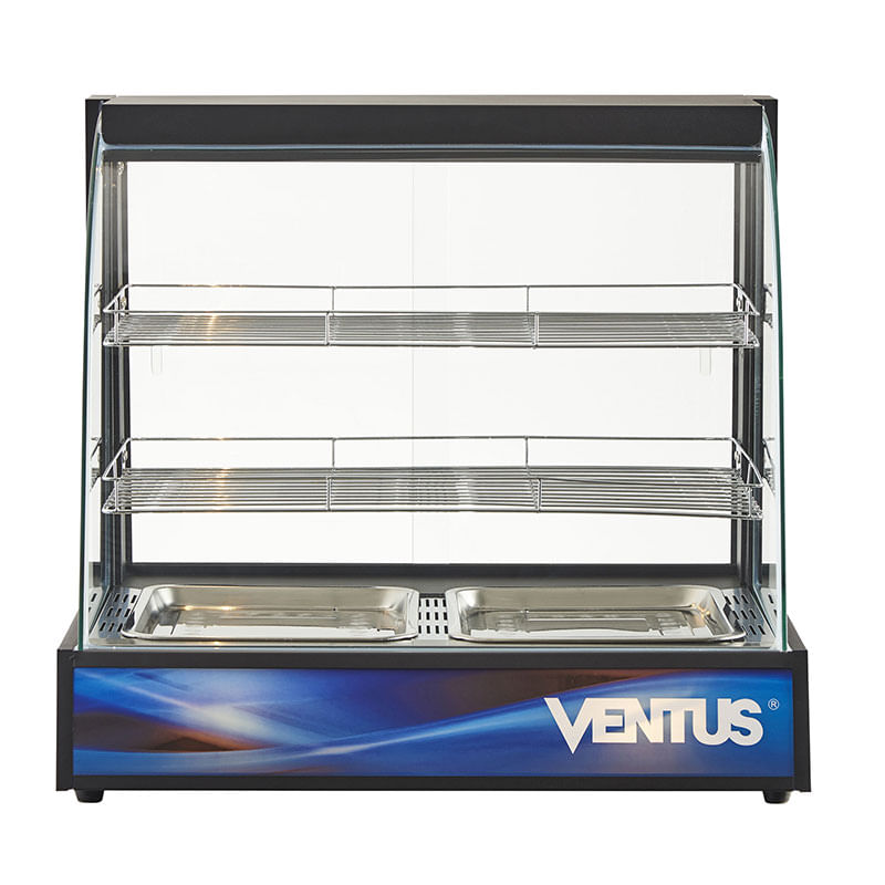 Vitrina Mantenedor Caliente Sobremesa Curva VMCD-2 Ventus