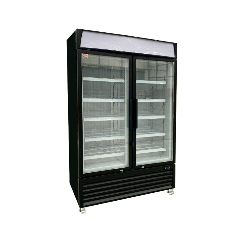 Freezer Vertical 2 Puertas De Vidrio 800 Litros
