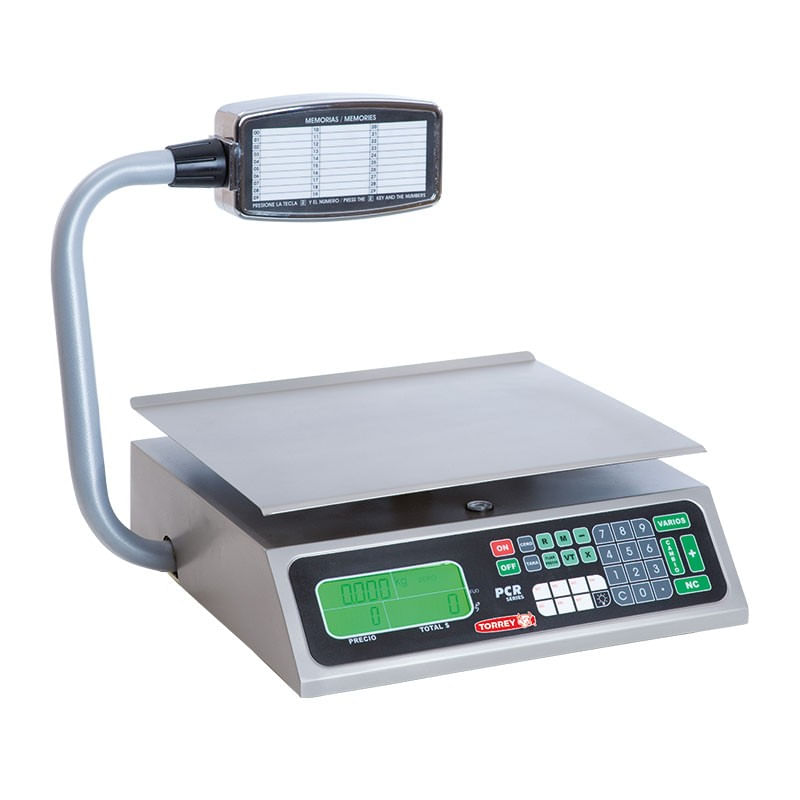 Balanza Digital Acero Inox 40 Kg Con Visor Pcr-40T Torrey