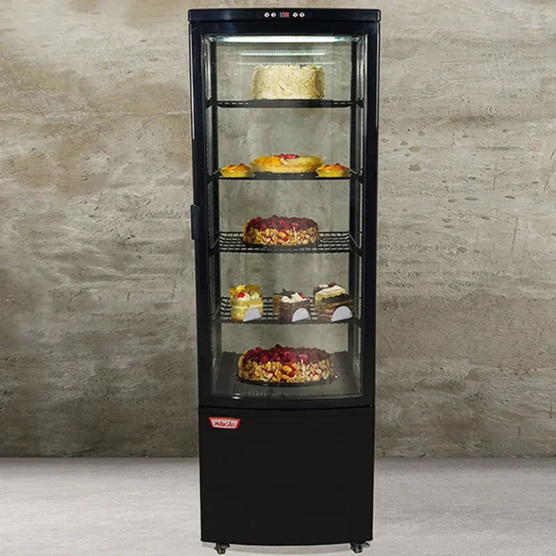 Vitrina Pastelera Vertical 218 Lt Negra