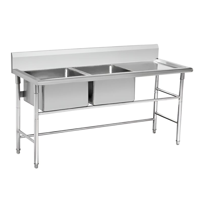 LAVAFONDOS 2 TAZAS MEDIDAS 1600X600X850 SECADOR DERECHO