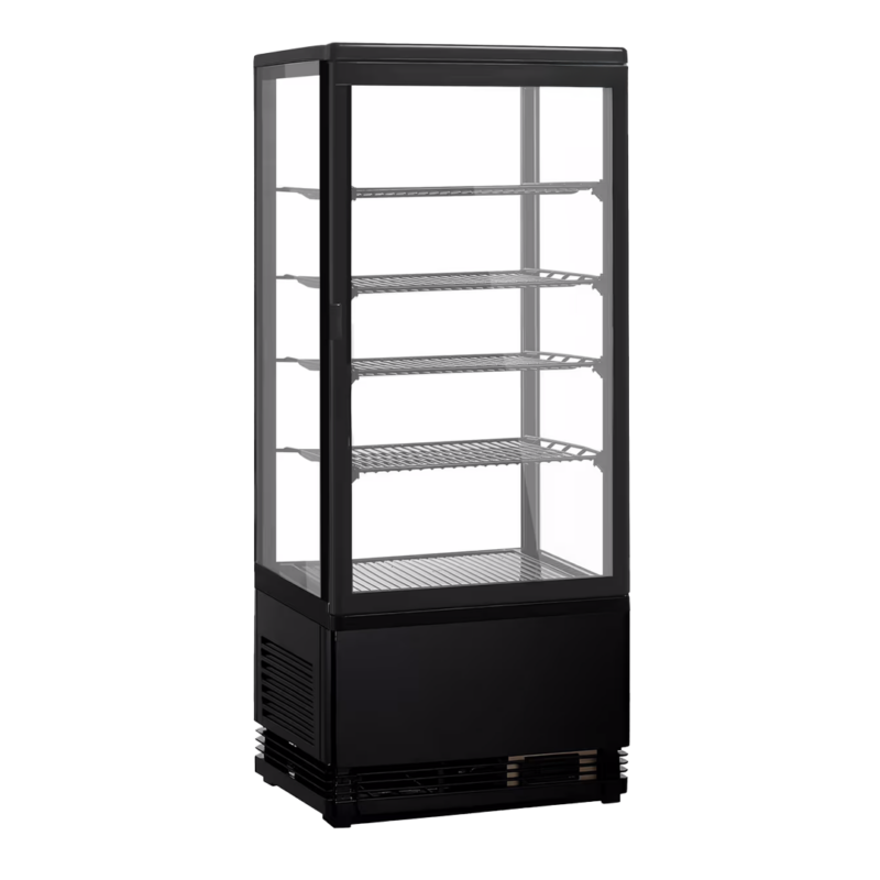 VITRINA REFRIGERADA SOBREMESA GVP-98 NEGRA 98 LITROS
