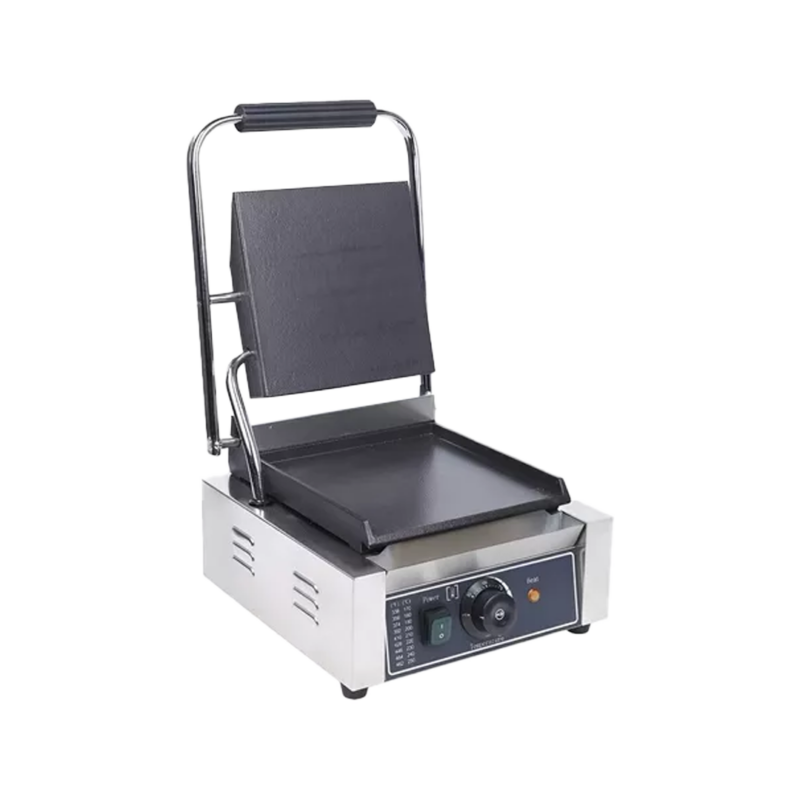 PLANCHA ELECTRICA PANINI GRILL ITA CK-822 (43X40X21) doble acanalada
