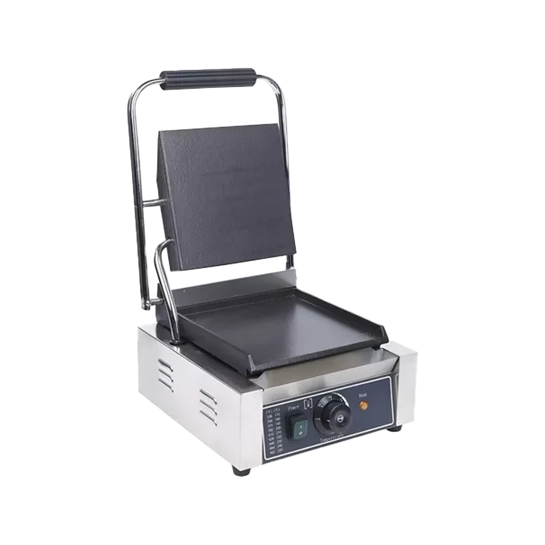 PLANCHA ELECTRICA PANINI GRILL ITA CK-822 (43X40X21) doble acanalada