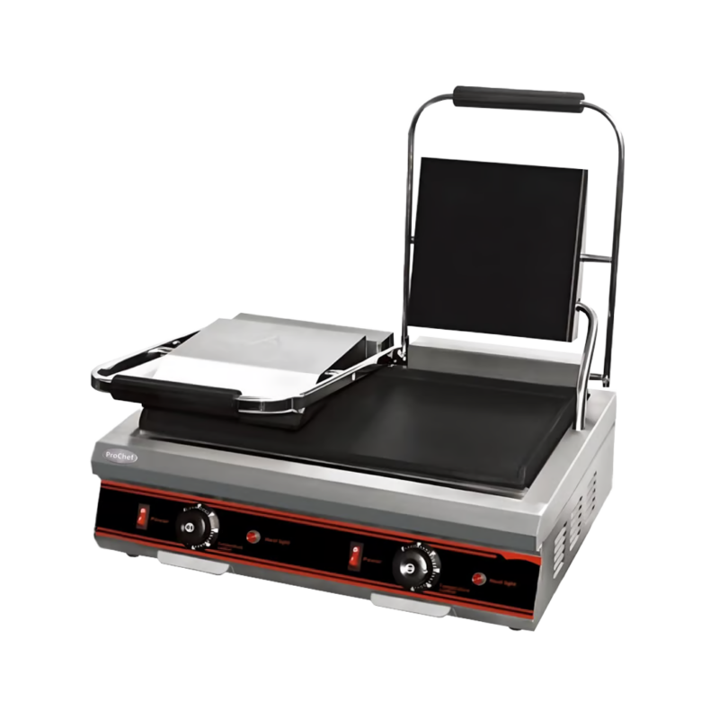 PLANCHA ELECTRICA PANINI GRILL ITA CK-827 (57x41x21cm) lisa