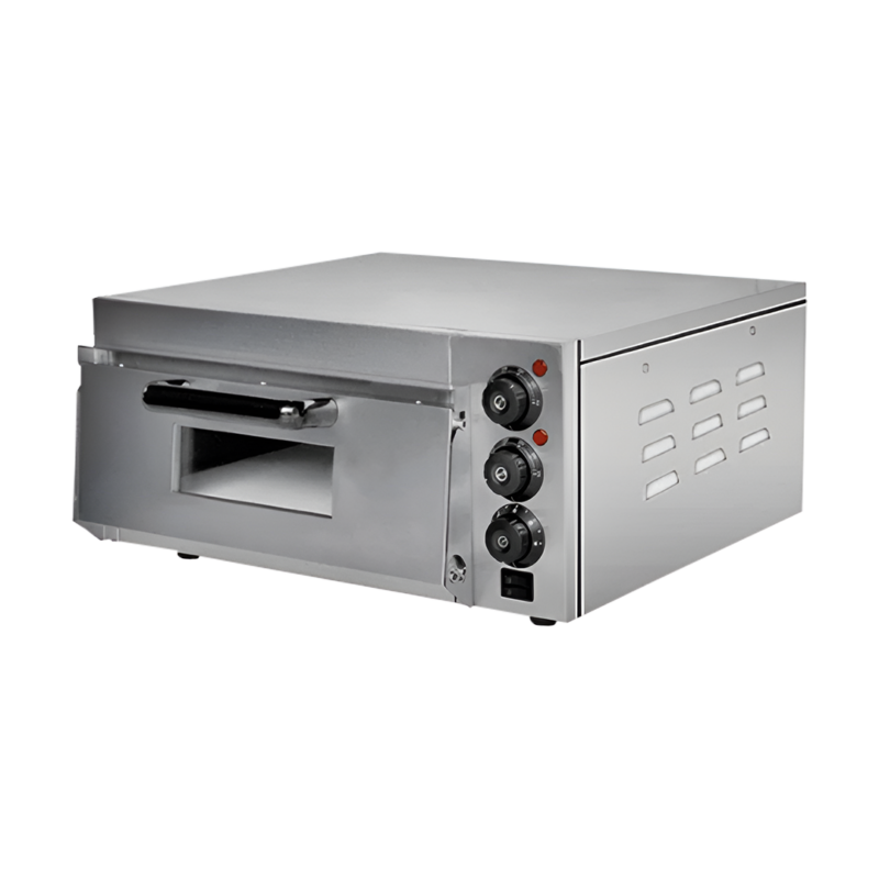 HORNO PIZZA ITA 1 CÁMARA CK-5657 1C ELECTRICO CON PIEDRA REFRACTARIA 350°C