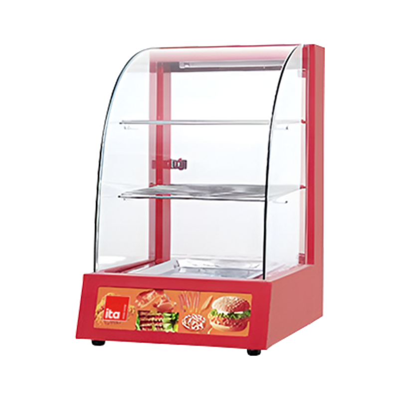 VITRINA MANTENDORA DE CALOR ITA VPC-2 ROJA 380X480X610 (NUEVO)