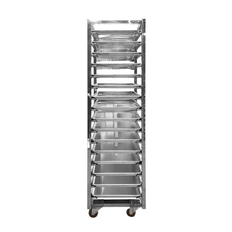 CARRO BANDEJERO CON BANDEJAS ACERO INOX. 4060
