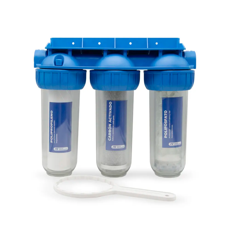 SET FILTRO TRIPLE PARA AGUA (PP+CTO+NIPHOS)