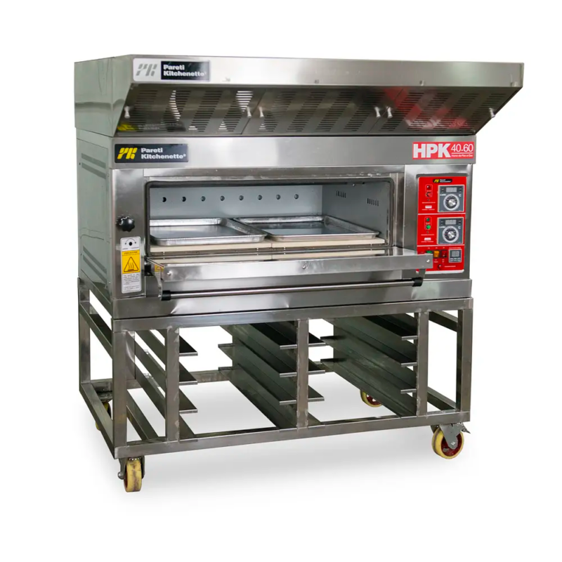 KIT HORNO HPK1 4060 NEW+ RACK FULL INOX + CAMPANA