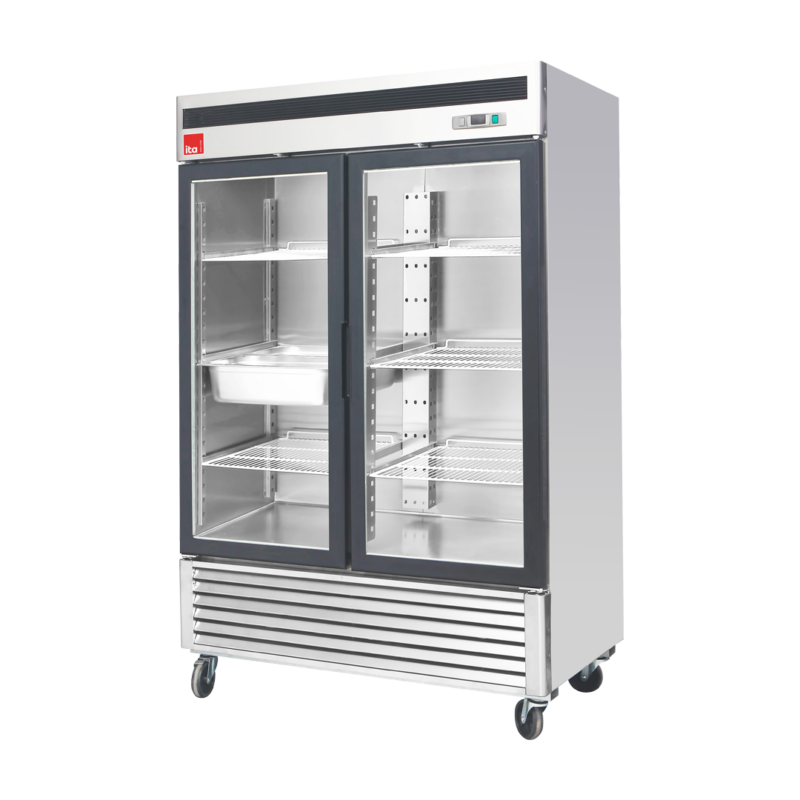 FREEZER ITA 2 PUERTAS VIDRIO 1335LTS FI2PV2 1382x800x2135MM, CONTROL DIGITAL DE TEMPERATURA
