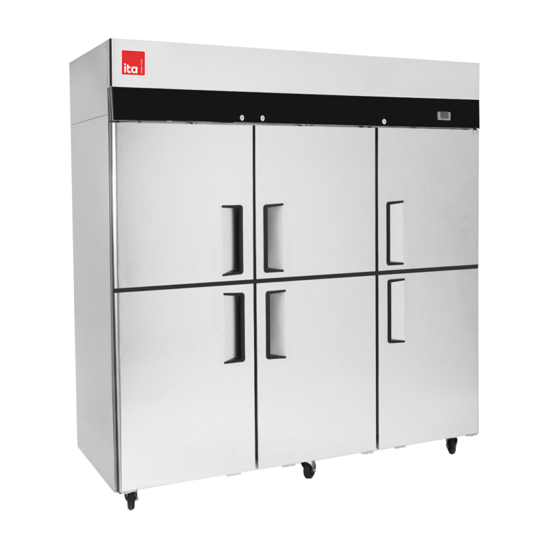 FREEZER ITA 3 CUERPOS 6 MEDIAS PUERTAS 1390LTS FI6C3MP 1800x