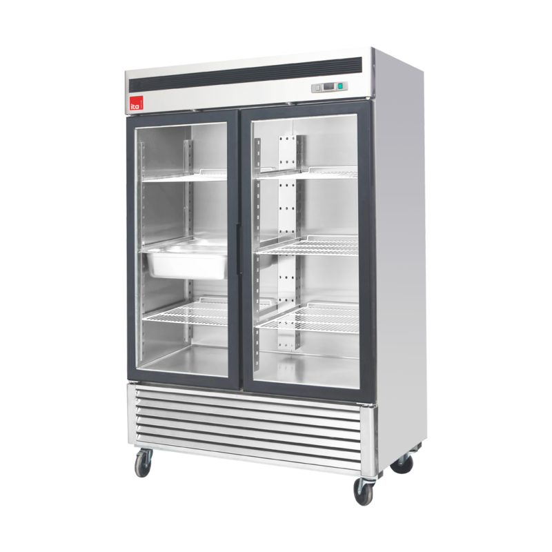 REFRIGERADOR ITA 2 PUERTAS VIDRIO 1335LTS RI2PV1 1382x800x2135MM