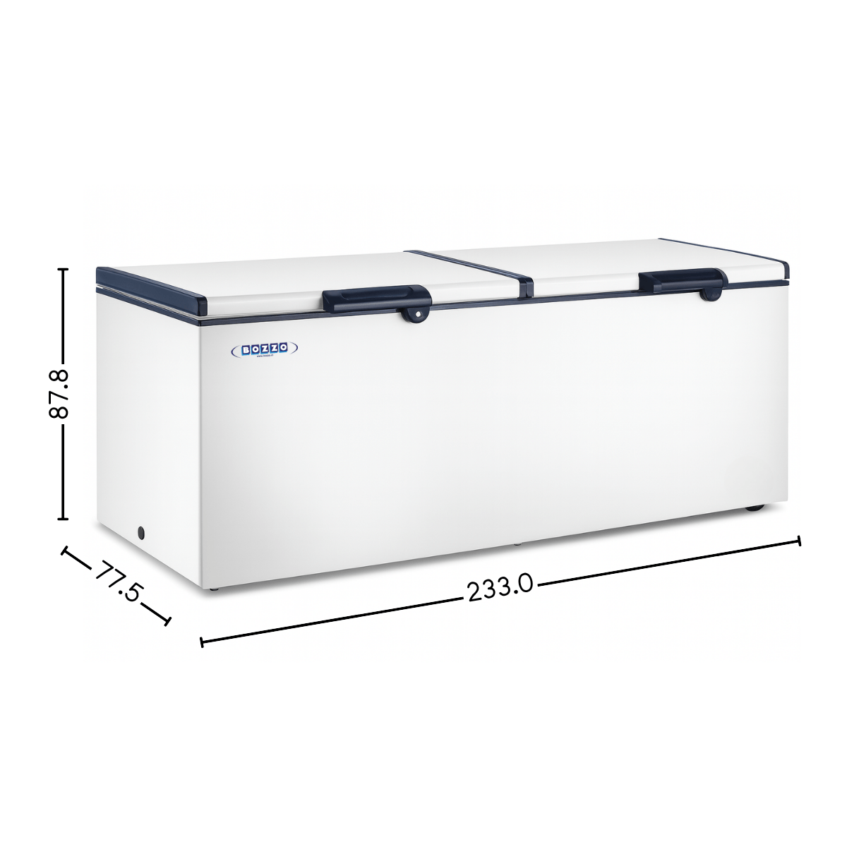 Congelador Freezer 850Lts Tapa Dura DUAL BOZZO - Imagen 2