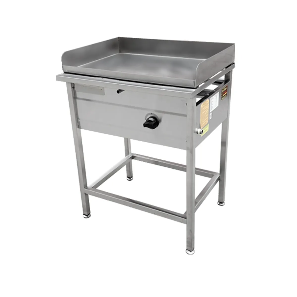 Plancha Churrasquera a Gas 50×70 cm en Acero Inoxidable Cousiño