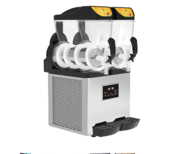 Máquina para hacer granizados de hielo 2 tachos.15lts c/u Cód.KKX-230