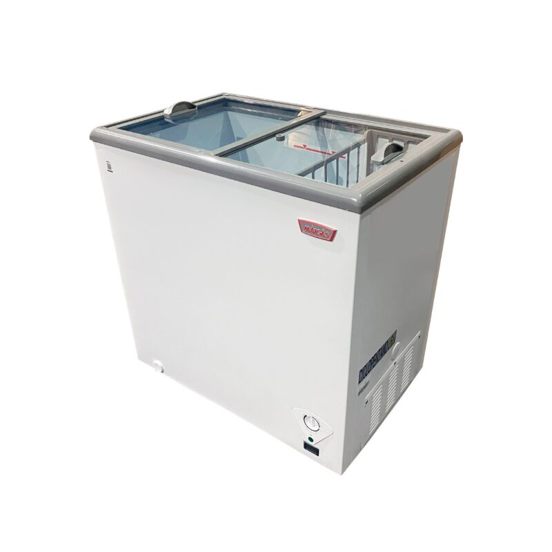 CONGELADOR DUAL TAPA DE VIDRIO 199 Lts. MAIGAS. Cód.SD200
