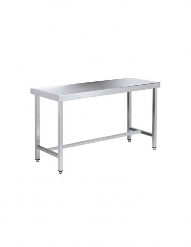 MESON DE TRABAJO CENTRAL SIN REPISA INFERIOR, 1200x600x850 Cód.QH-1WT-1206